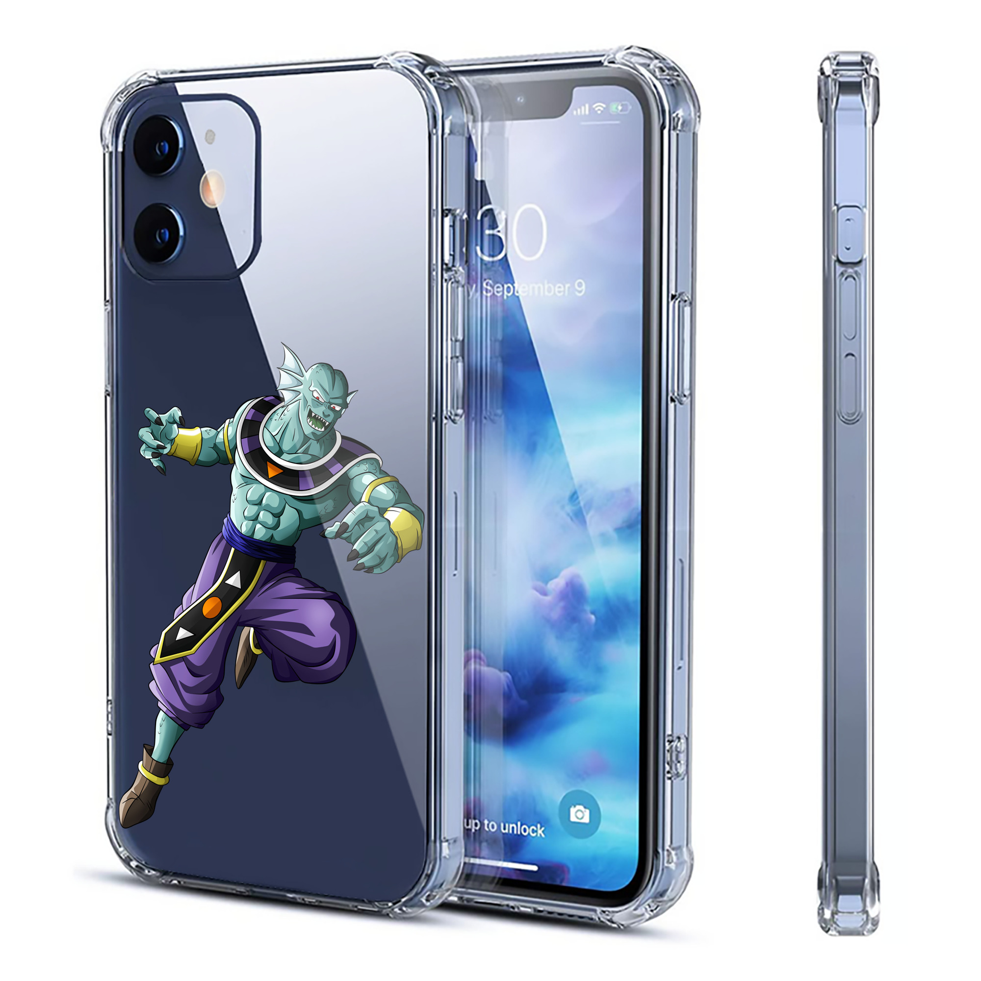 （画像用） ドラゴンボール DRAGON BALL 【iPhone 12シリーズ対応】透明スマホケース（クリアソフトケース）